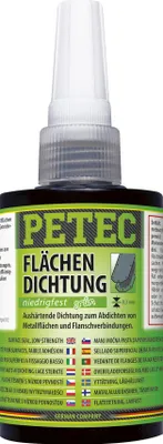 Produktbild von Petec Dichtstoff Flächendichtung niedrigfest grün 75ml 97075