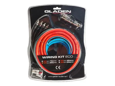 Zdjęcie produktu dla Zestaw kabli Gladen ECO WK 10 | Zestaw kabli połączeniowych 10 mm²