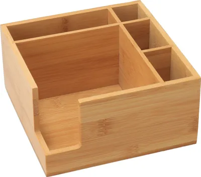 Obrázek produktu pro KESPER Kuchyňský Organizér 5 Přihrádek 18 X 9 X 18 cm Bambus 70851