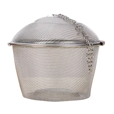 Produktbild von Teefilter Dual Schnalle große Kapazität Edelstahl extra feinem Mesh Kräutersieb für Zuhause-XL