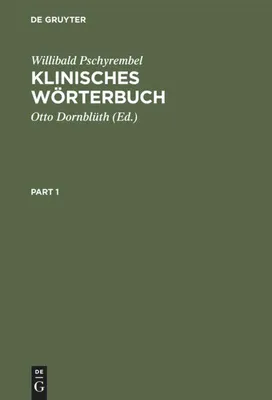 Produktbild von Klinisches Wörterbuch