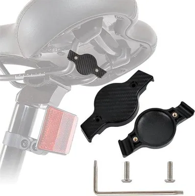 Image de Support de vélo pour traceur GPS, noir, avec vis et outils