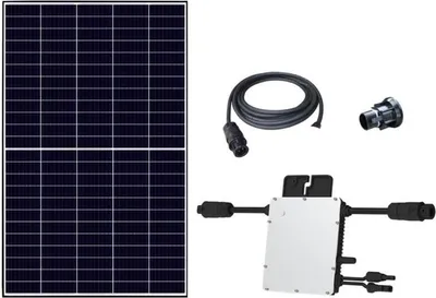 Produktbild von Balkonkraftwerk Komplettpaket 880 Wp Solarmodule Photovoltaik
