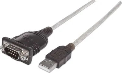Produktbild von MANHATTAN USB Adapter A -> seriell (RS-232) St Modul 0,45m