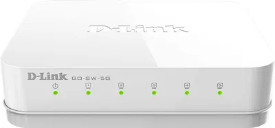 Image de Switch D-Link 5 Ports 10/100/1000 Blanc (GO-SW-5G)
