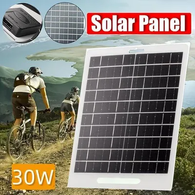 Immagine prodotto di Power bank solare portatile da 30W - caricabatterie USB portatile
