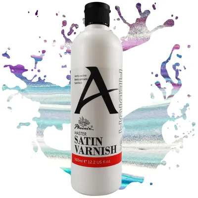Produktbild von Acryl Firnis Satin 360ml Phoenix Schlussfirnis Varnish Schutzlack wie Schmincke