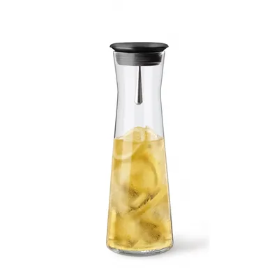 Image de Carafe en verre Simax Indis 1,1 L avec couvercle noir