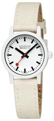 Produktbild von Mondaine Damen Uhr Armbanduhr 32 mm MS1.32111.LT Essence Textil