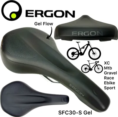 Produktbild von Ergon Fahrrad SFC30-S GEL MTB XC Tour Ebike Ergo Sattel Schwarz