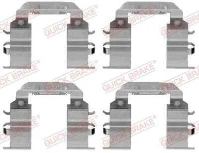 Produktbild von QUICK BRAKE 109-1782 Zubehörsatz Scheibenbremsbelag Vorne für HYUNDAI i10 (PA) i20 (PB, PBT)