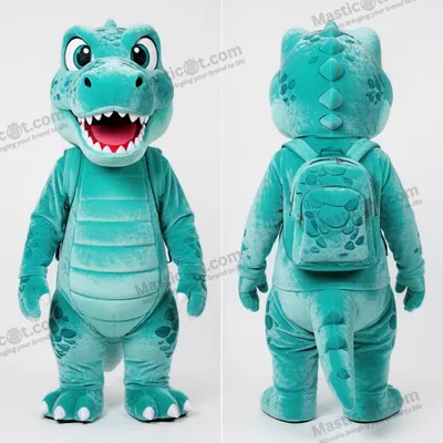 Obrázek produktu pro Modrý MASTICOT širokoplecí tyranosaurus maskot