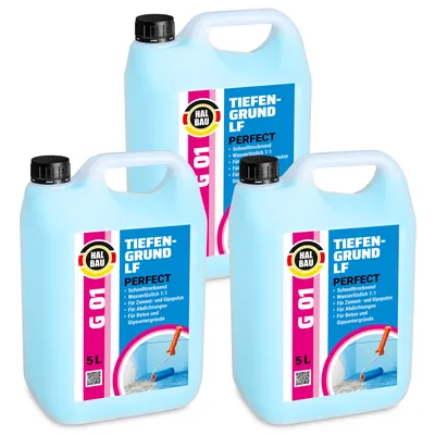 Produktbild von Tiefengrund LF Perfect 15L Grundierung Schnell Trocknend Decke Wand Innen Außen G01