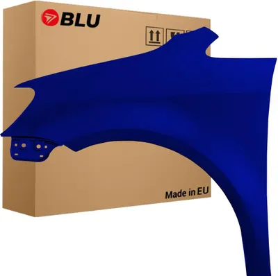 Image de BLU Aile Compatible avec Volkswagen Touran 1T3 LL5M Gauche Blau IndienBlau | 2010-2015 | Avant | Peint| Prêt à Monter | Acier