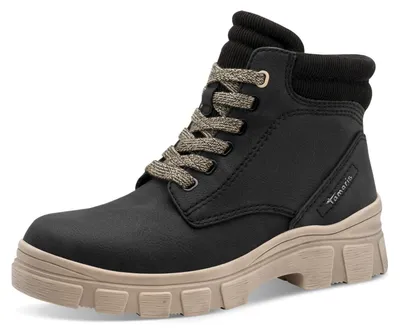 Zdjęcie produktu dla Buty damskie Tamaris sznurowane 32313231383135, czarne, rozmiar 41 (EU)