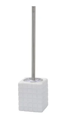 Produktbild von WENKO 20168100, WC-Bürste & Halter, Weiß, Keramik, 105 mm, 105 mm, 380 mm