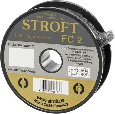 Produktbild von Stroft FC2 Fluorocarbon Hauptschnur 150m 0,090mm-1kg