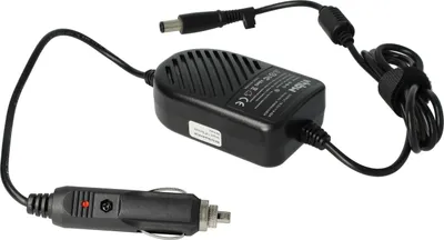 Produktbild von vhbw KFZ-Ladekabel kompatibel mit Dell Inspiron 9300, 8500, 9400, 8600, 8600c, E1505, 9200, 8600CR, E1405 Notebook - 12V Ladegerät Schwarz 4.62 A