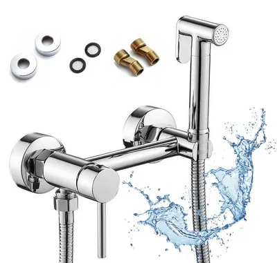 Produktbild von Wand-Bidetarmatur, Silber, Anschlussabstand 150 mm