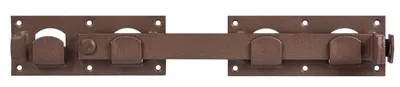 Produktbild von Alberts DURAVIS® Doppeltorüberwurf | rostbraun duplexbeschichtet  | Größe 423 x 70 mm