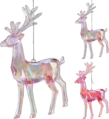 Immagine prodotto di Home Styling Ciondolo natalizio renna iridescente