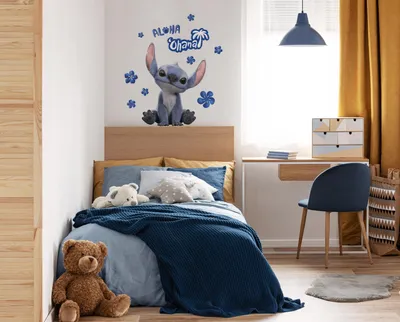Produktbild von Komar Wandtattoo - Disney Lilo and Stitch Live Action Ohana - Größe 50 x 70 cm