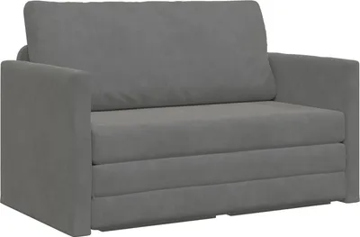 Immagine prodotto di vidaXL Divano letto grigio scuro 124 x 71 x 78 cm in velluto