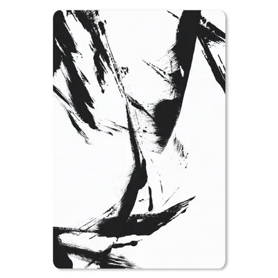 Produktbild von MuchoWow® Mauspad Mousepad Farbe - Schwarz - Abstrakt 40x60 cm - Mousepads - Maus Mat - Pad - Mausunterlage - Schreibtisch Accesoire