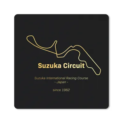 Produktbild von MuchoWow® Mauspad Mousepad Suzuka - F1 - Rennstrecke 20x20 cm - Mousepads - Maus Mat - Pad - Mausunterlage - Desk Mat - Bureauartikeln
