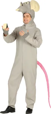 Immagine prodotto di Costume da ratto per uomo taglia M-L, taglia:L