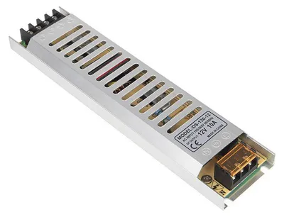 Productafbeelding van Adapter voor LED-strip, AC/DC, 120W, 12V, 10A, dimbaar