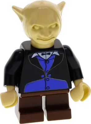 Produktbild von 1x Lego Minifigur Harry Potter Goblin Torso schwarz Stein der Weisen 4714 hp078