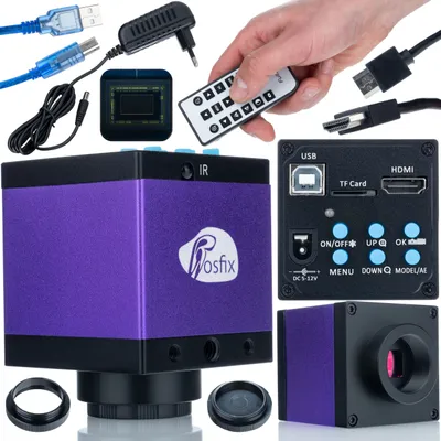 Immagine prodotto di Rosfix Tucana ProKMTP-HDMI-USBI – Fotocamera per Microscopio | Sensore CMOS da 14 MP, HDMI/USB | Ricerca, Industria, Istruzione