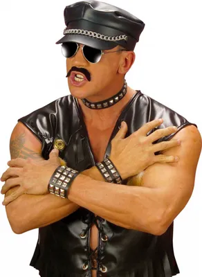 Produktbild von Punkrocker Nietenarmband als Accessoire für Fasching und Motto Party