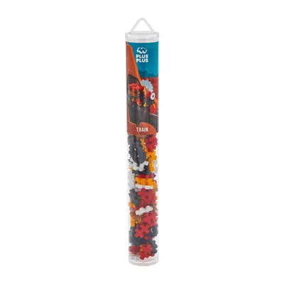 Image de PLUS-PLUS 100 blocs de construction créatifs train Tube