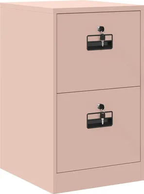 Produktbild von Aktenschrank Rosa 44 x 50 x 74,5 cm Kaltgewalzter Stahl
