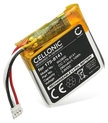 Produktbild von CELLONIC 1x Akku für Smartwatch & Fitnessarmband Kompatibel mit Suunto 9, 9 baro, 100022539 - (290mAh , 3.85V)