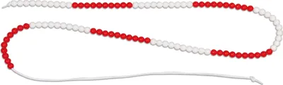 Produktbild von Betzold Rechenkette bis 100, Ausführung: Schülerrechenkette weiß/rot