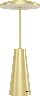 Immagine prodotto di EGLO Lampada da tavolo ricaricabile a LED 900923 ottone, 2,8 W, 270 lm CCT, IP54