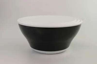 Produktbild von TUPPERWARE Eleganzia Schale Schüssel Servierschale 4,6 L schwarz weiß