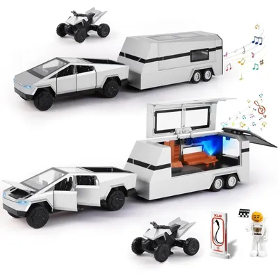 Productafbeelding van Speelgoedauto speelgoed auto modelauto - 3-in-1 set - Licht en geluid - 1:24, 3 voertuigen