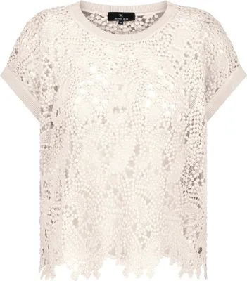 Produktbild von MONARI Kurzarm-Pullover mit Spitze seashell seashell 40