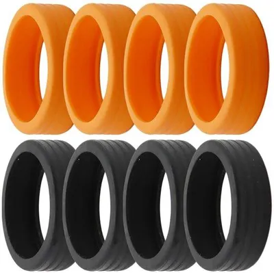 Image de Ensemble de 8 housses de protection pour valises - Imperméables - Anti-rayures - Réduction du bruit - Protection pour vos bagages de voyage - Flexibles et souples - Protection pour valises