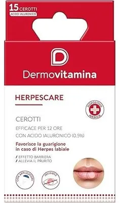 Produktbild von Cerotti Mit Hialuronsäure 0,5% Dermovitamina Herpescare, 15 Stücke