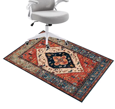 Immagine prodotto di Tappetino antiscivolo per sedie da ufficio, adatto per pavimenti duri, dimensioni 90x120 cm