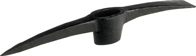 Produktbild von Idealspaten Kreuzhacke Stahl schwarz lackiert 3 kg, ohne Stiel
