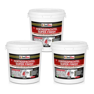 Produktbild von IsolBau Spachtelmasse 60kg Fertig Spachtel masse Super Finish Q4 Fugenspachtel