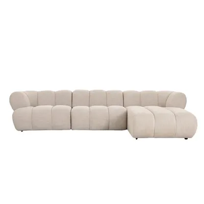 Produktbild von Ecksofa New York als 4-Sitzer - Longchair rechts - Beige