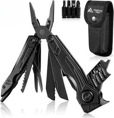 Imagen del producto de Herramienta multifunción con 12 funciones, de acero inoxidable, compacta, ideal para llevar ContiGo!