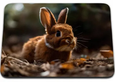 Image de PODKŁADKA POD MYSZKĘ 36 x 29 - ZWIERZĘTA KRÓLIK